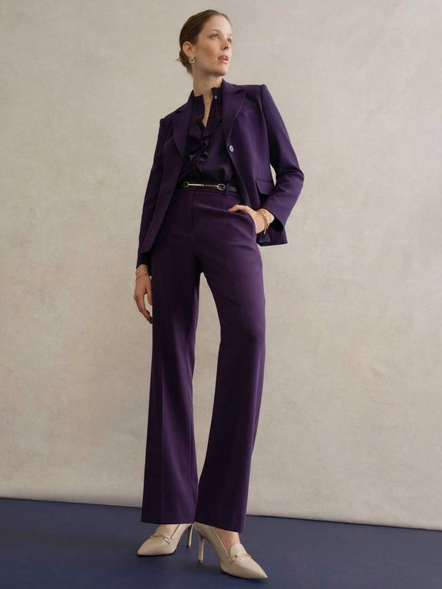

Сшитые на заказ брюки fenella Hobbs, цвет Grape Purple