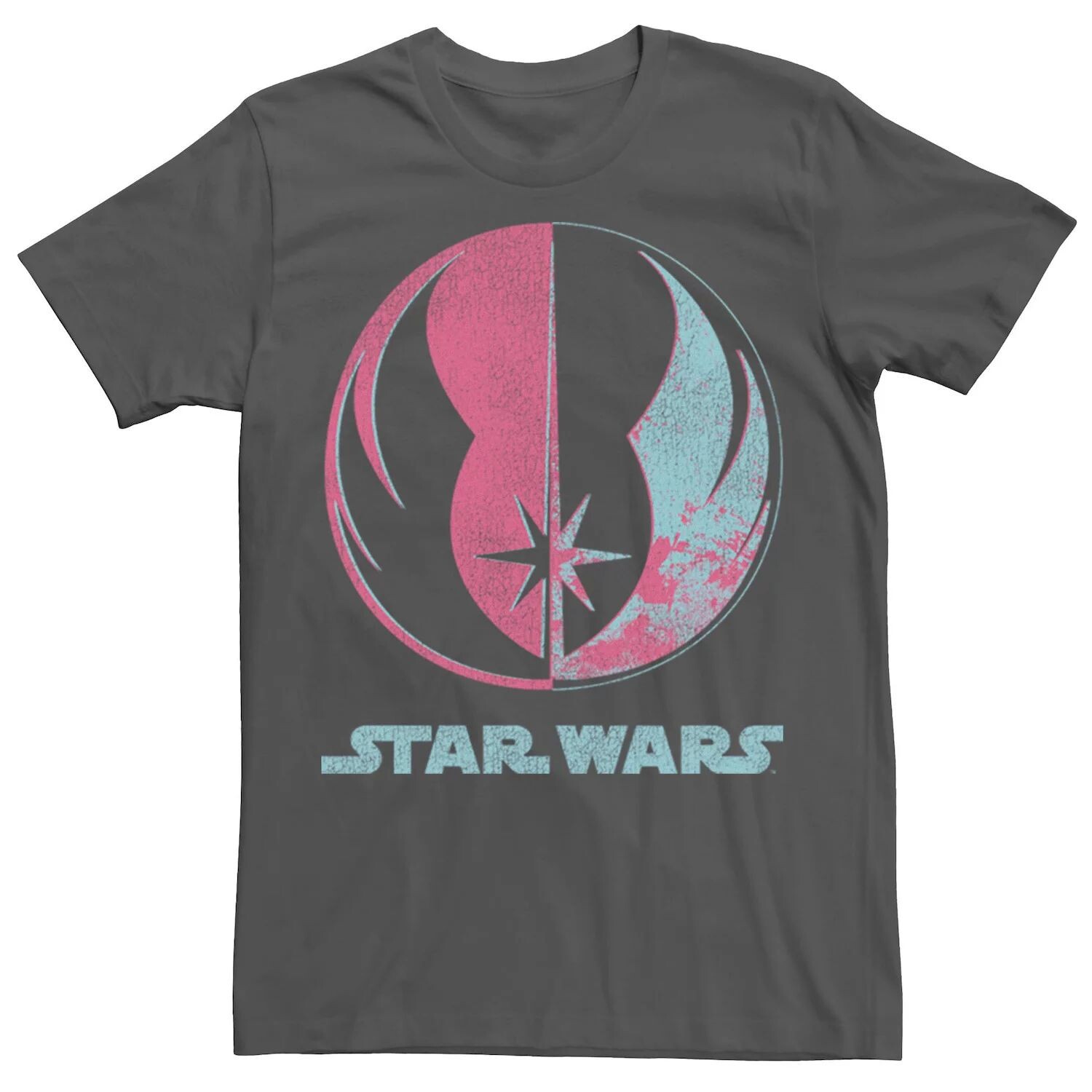 

Мужская футболка с разрезом и логотипом Jedi Star Wars