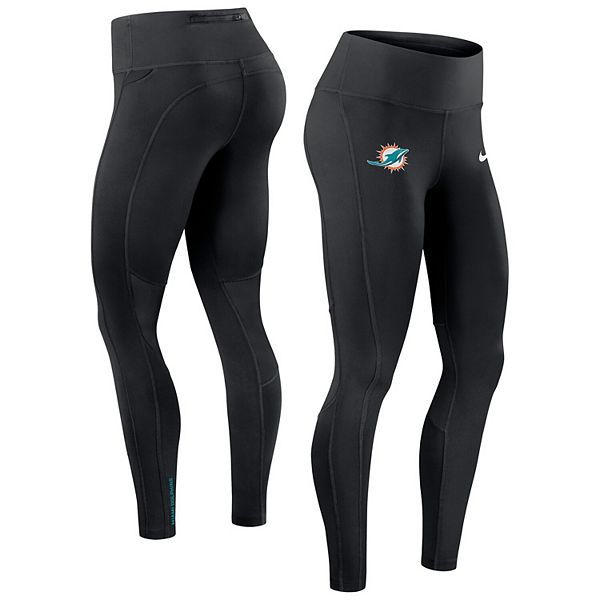 

Женские черные леггинсы Miami Dolphins Primetime Epic Fast Performance Nike