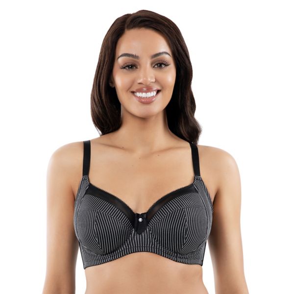 

Бюстгальтер Adele без подкладки на косточках p61321 Parfait, цвет black stripe