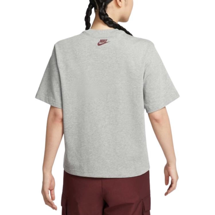 Футболка Sportswear Regular женская серая Nike, серый — фото 3