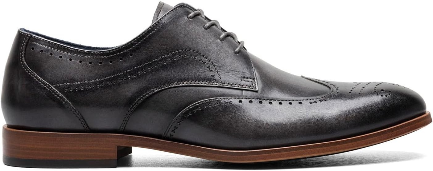 Мужские кроссовки Stacy Adams Brayden Wingtip на шнуровке, серый — фото 3