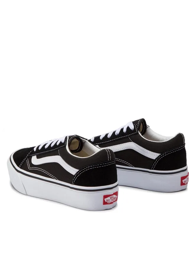 Vans Кроссовки Old Skool Platform VN0A3TL36BT1 из черной ткани — фото 3