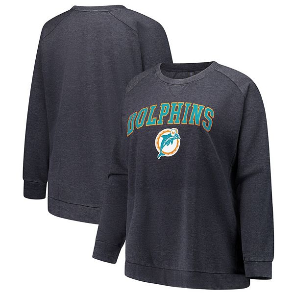 

Женский свитшот raglan Miami Dolphins в технике acid wash цвета charcoal Fanatics, Черный, Женский свитшот raglan Miami Dolphins в технике acid wash цвета charcoal Fanatics