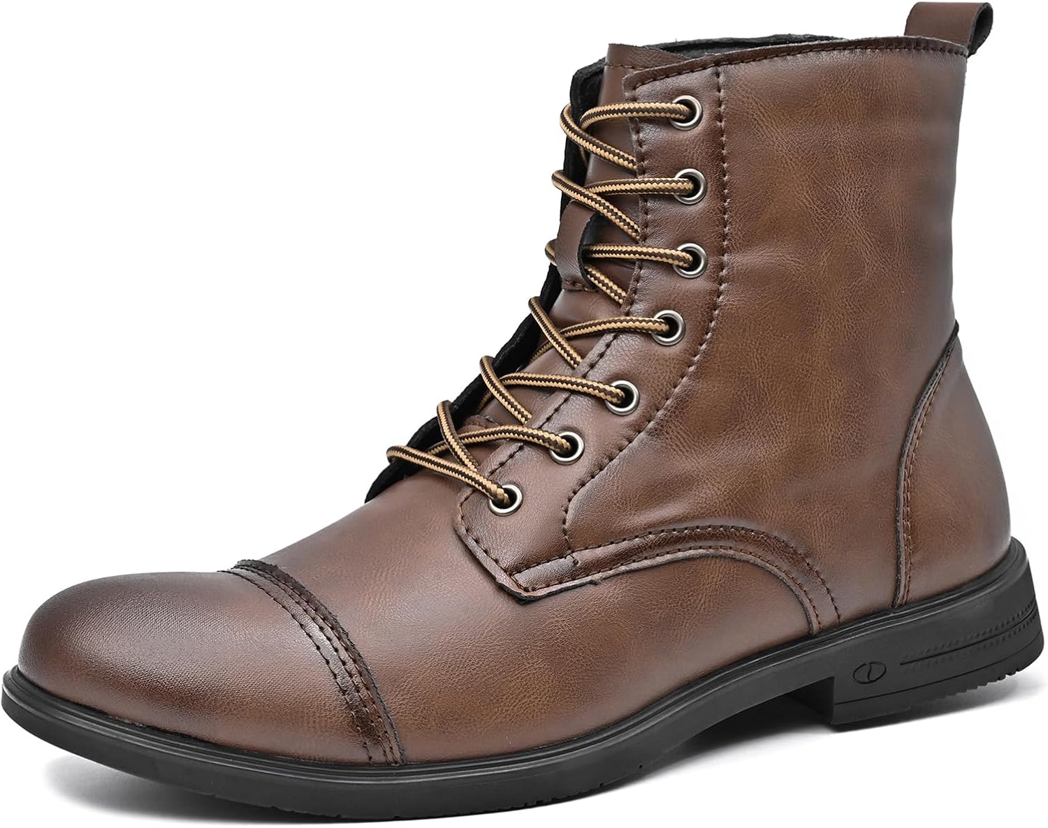 

Ботинки-чукка, повседневные модные ботинки-оксфорды, кожаные ботинки на шнуровке, классические ботинки до щиколотки для мужчин, легкие, изготовлены вручную Luodenglang, темно-коричневый