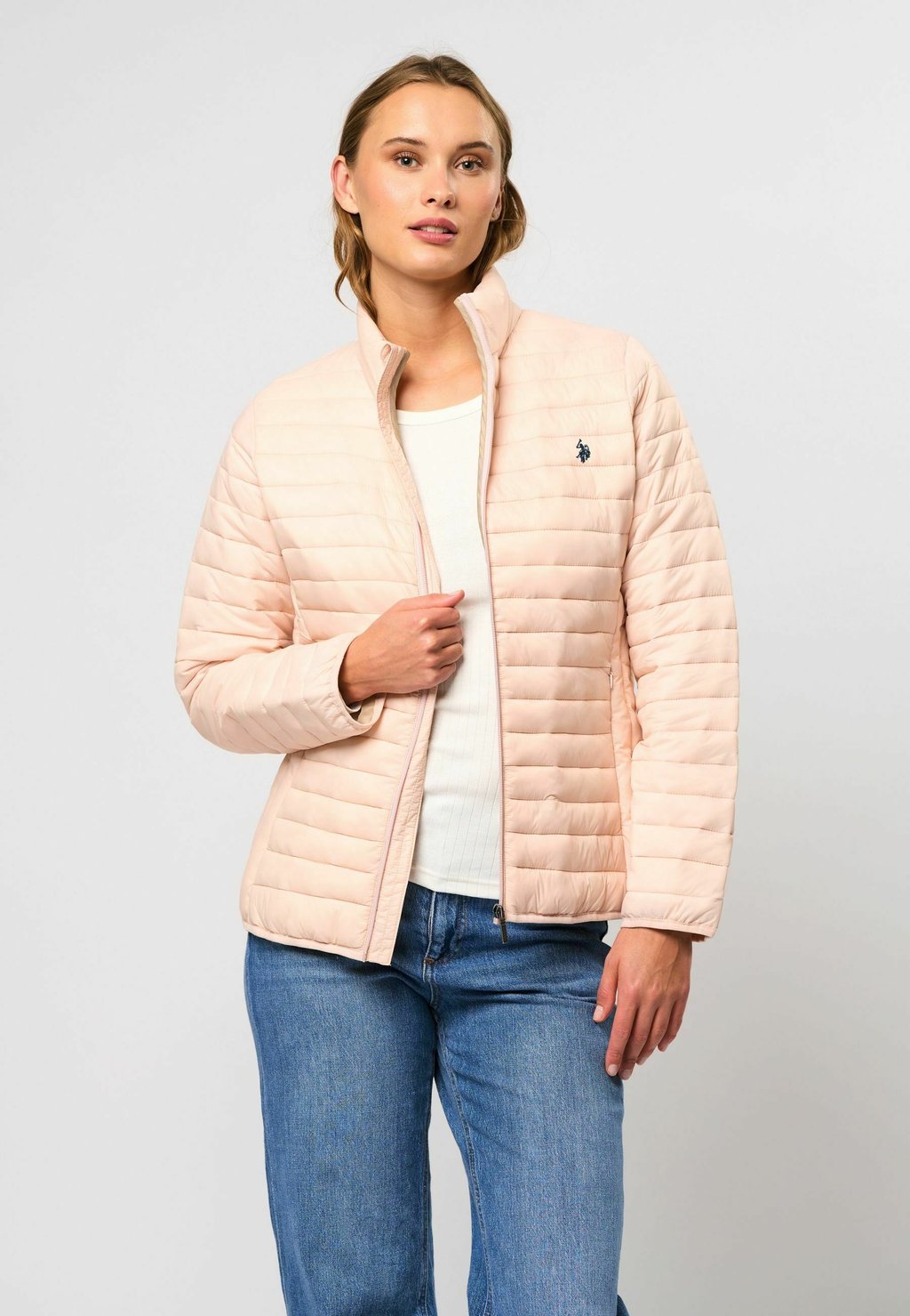 

Зимняя куртка U.S. Polo Assn., розовый