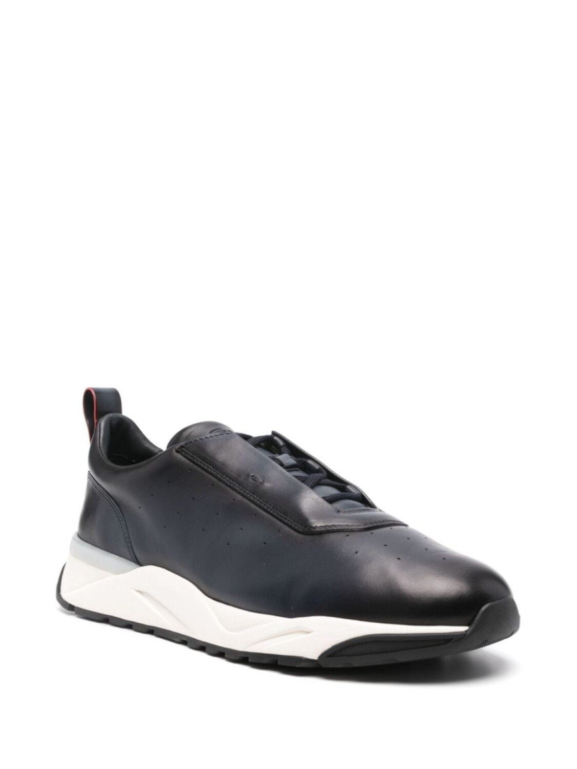 

Santoni кожаные кроссовки, синий