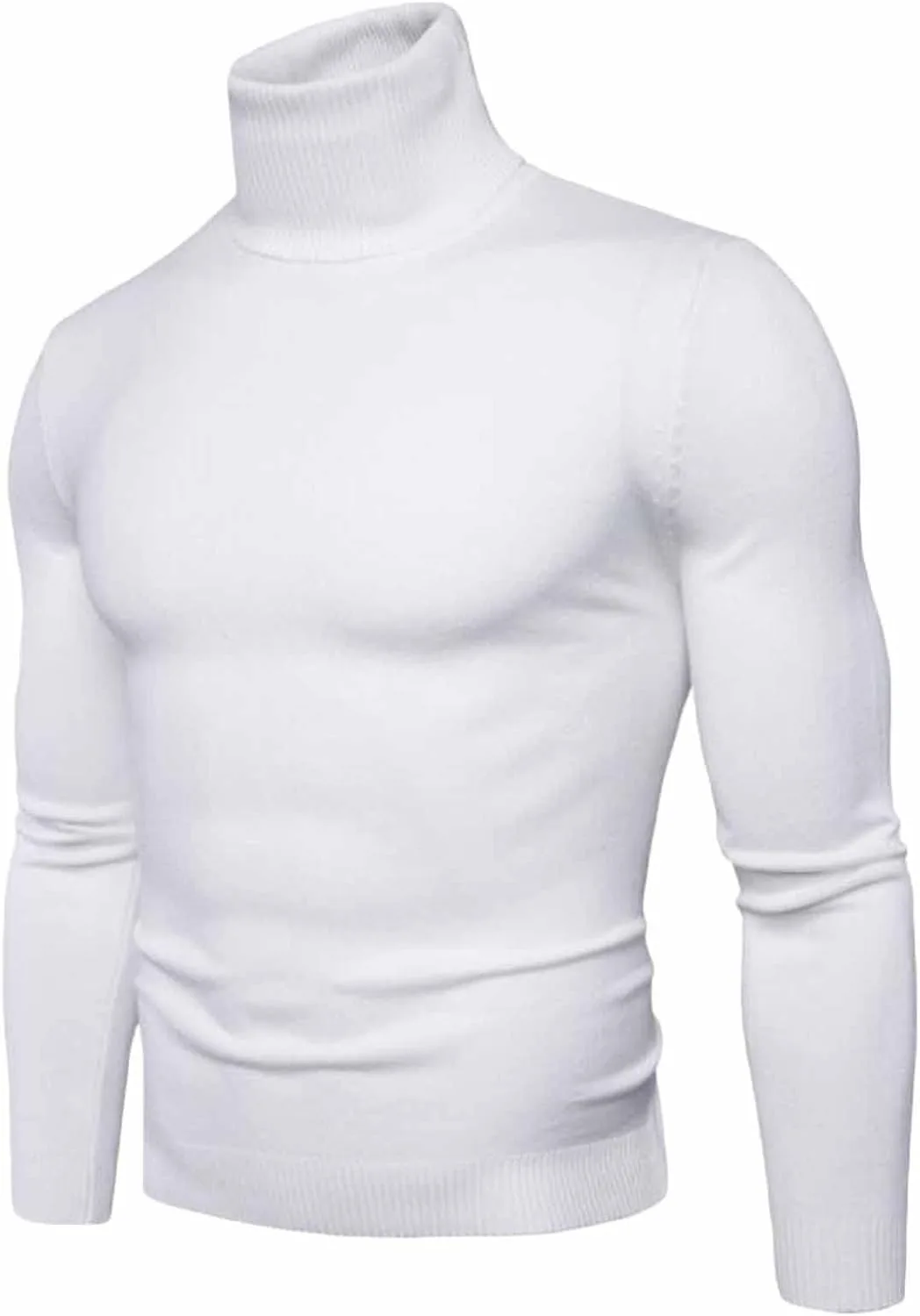 

Мужской свитер Slim Fit с длинным рукавом и воротником-стойкой