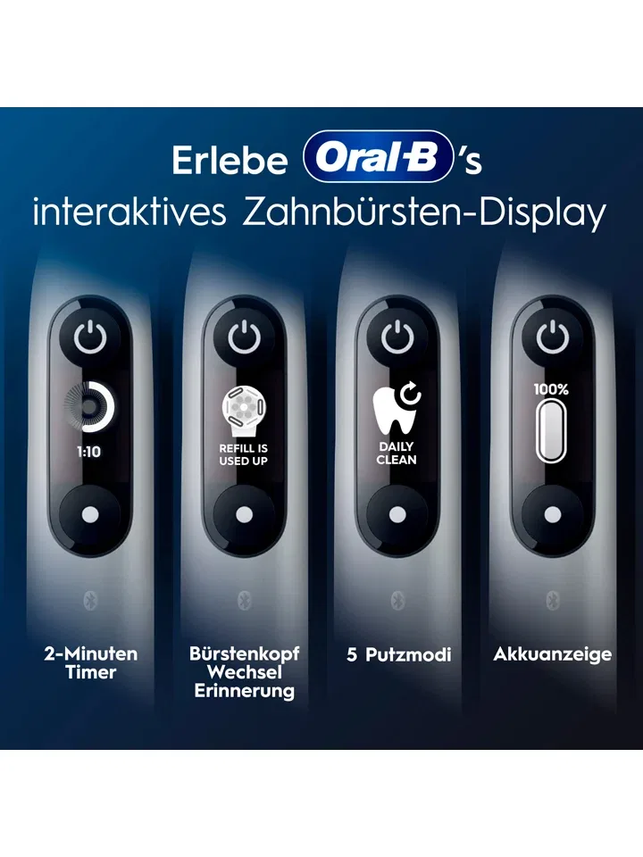 Электрическая зубная щетка Oral-B iO Series 6 светло-серый — фото 4
