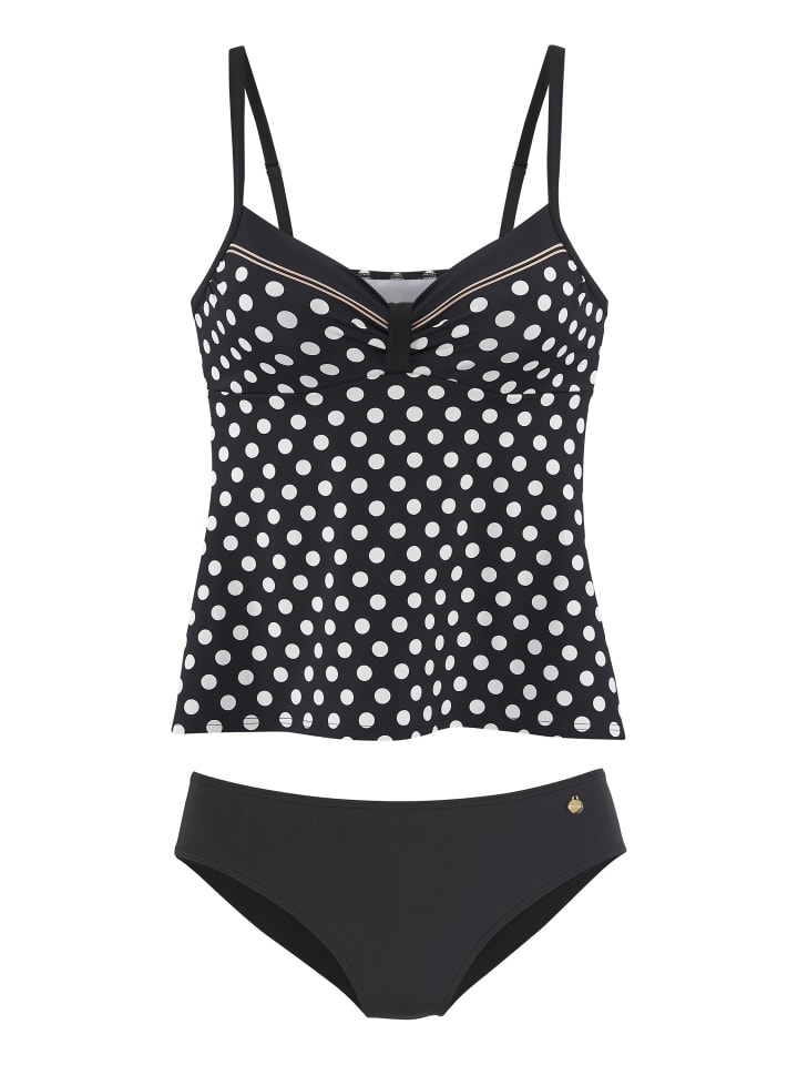 

Комплект бикини LASCANA, черный/кремовый