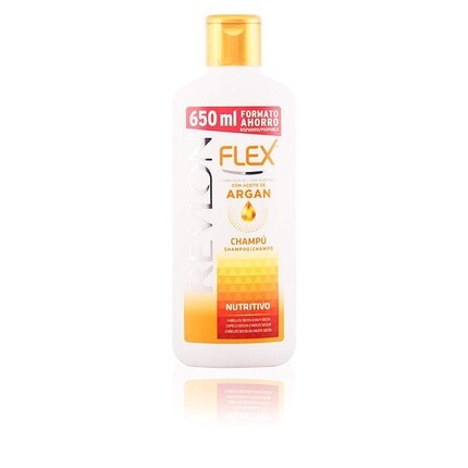 Flex Keratin Питательный шампунь с аргановым маслом, 22 унции, Revlon — фото 2