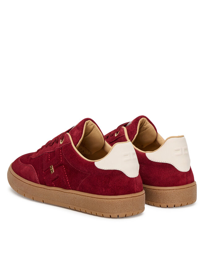 Кроссовки Low Cut Lace Up F4A9-E0340-0071 D Elisabetta Franchi, красный — фото 3