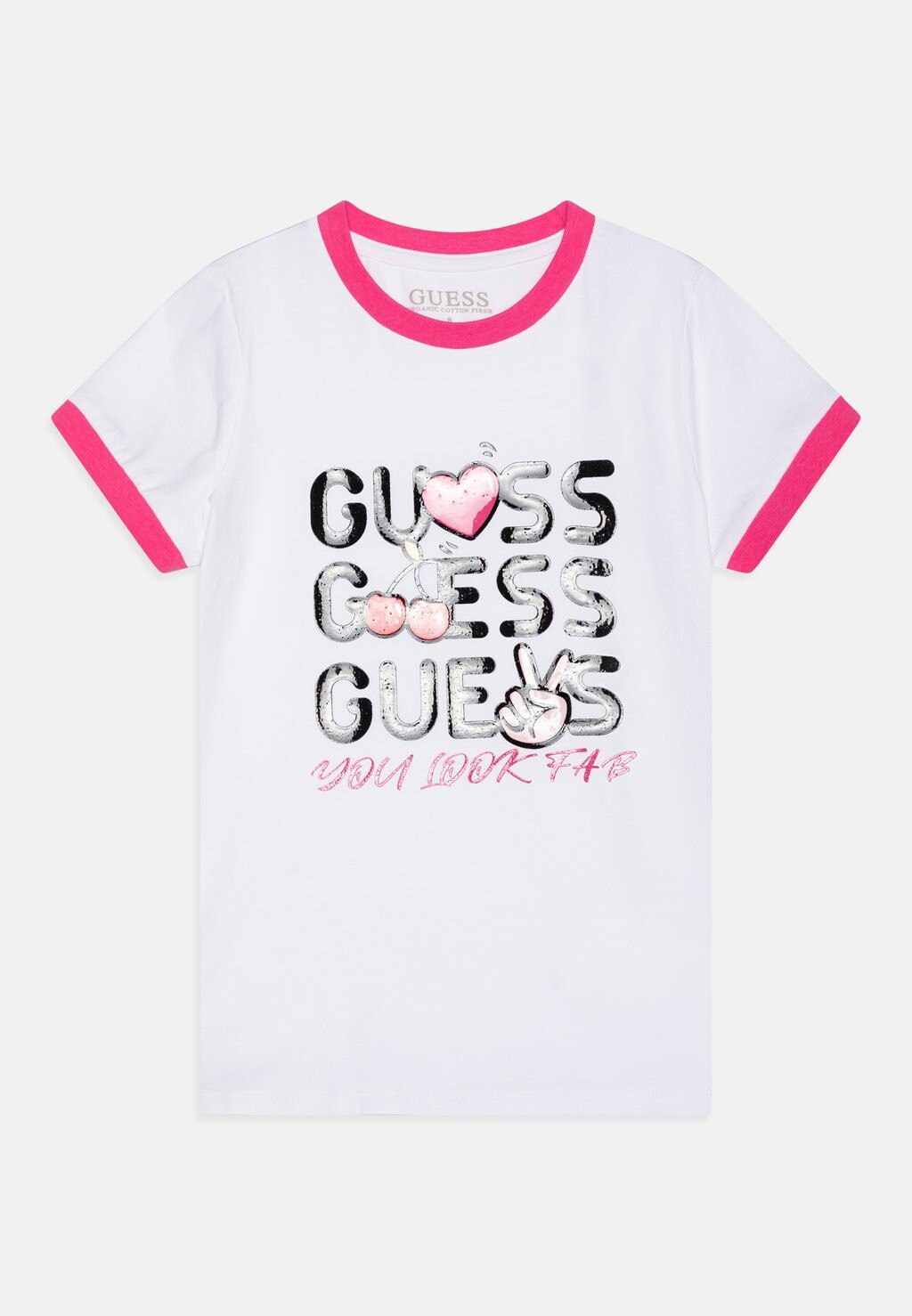 

Футболка JUNIOR GIRL Guess, белый