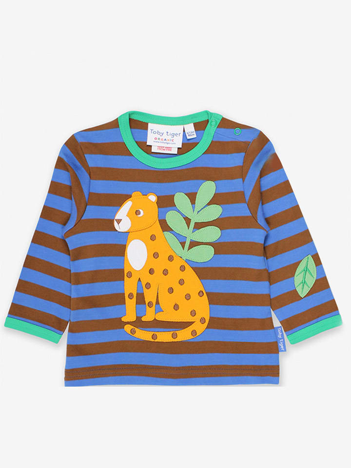 

Лонгслив Toby Tiger, цвет blau/hellbraun