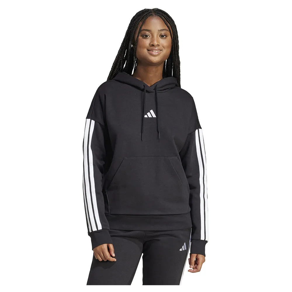 

Худи adidas Essentials 3 Stripes Fleece, черный
