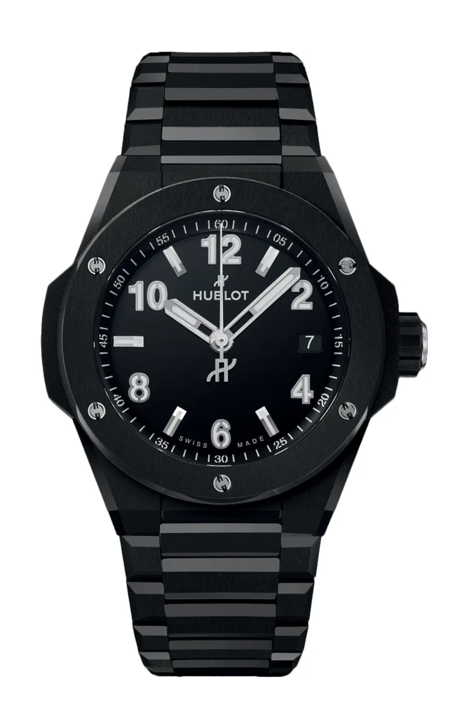 BIG BANG INTEGRATED TIME ONLY BLACK MAGIC 38 ММ - 457.CX.1270.CX HUBLOT, черный