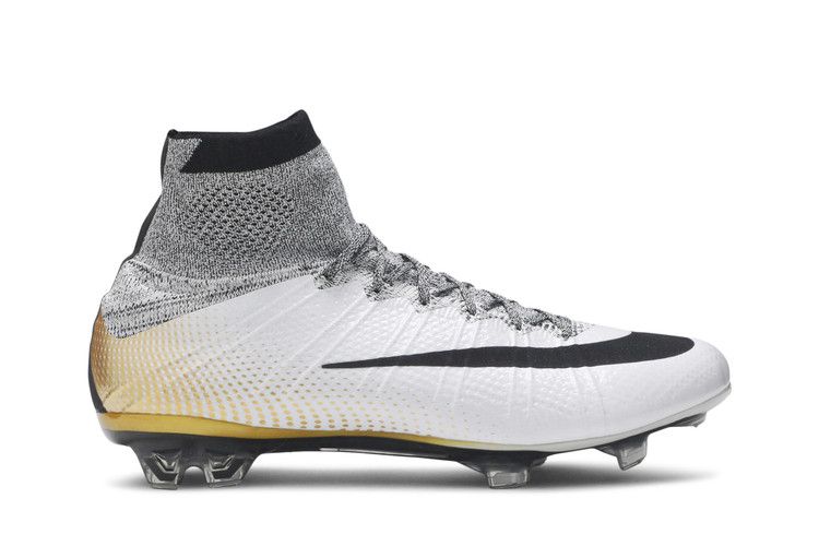 Кроссовки Nike CR7 x Mercurial Superfly SE FG '324K Gold', белый — фото 2