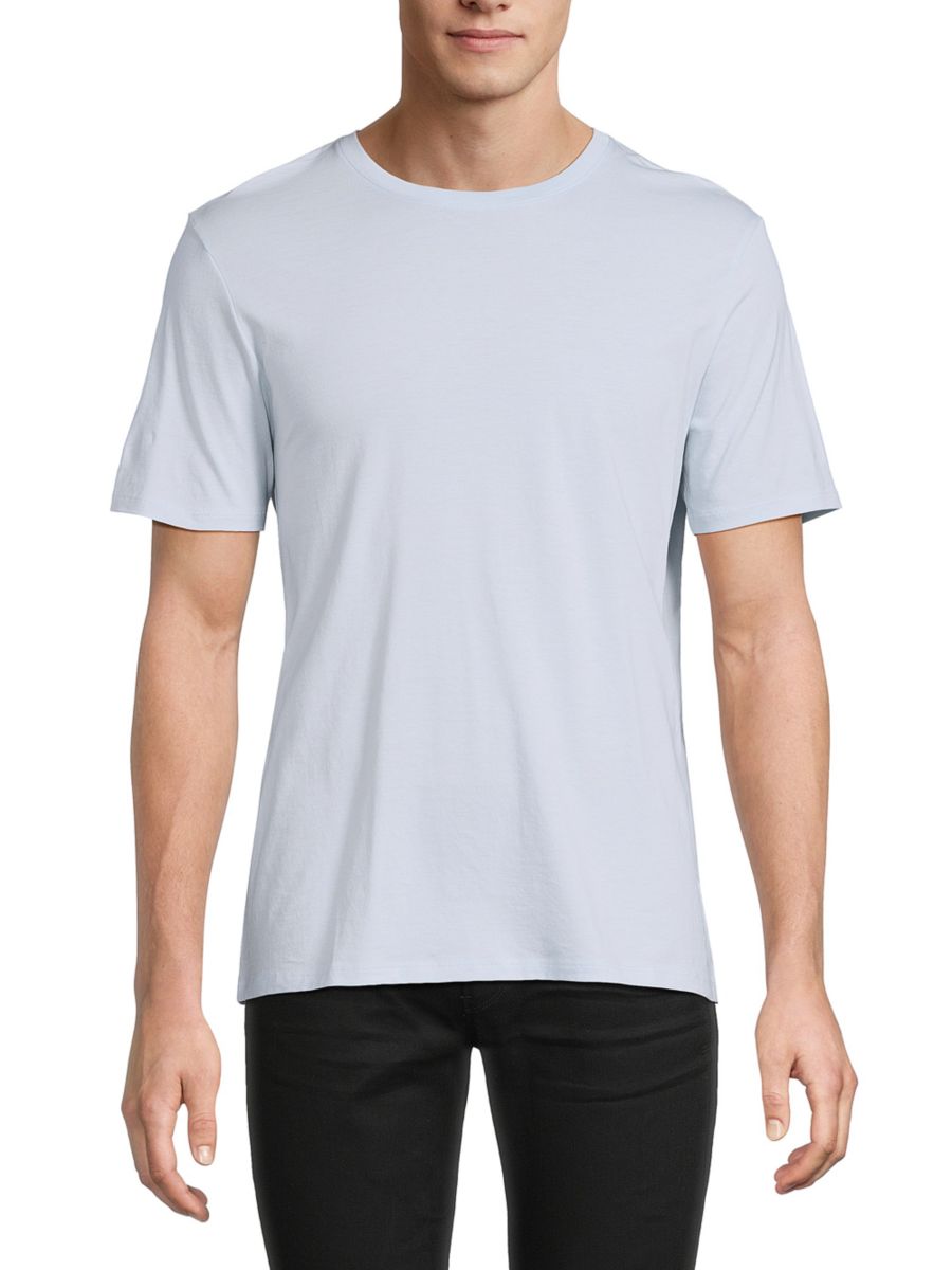 

Футболка из хлопка пима Vince, цвет Glacier