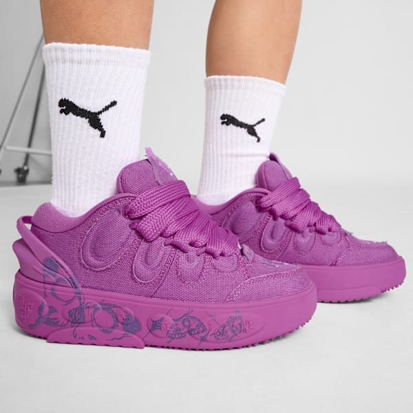 Кроссовки для больших детей Lamelo Ball Lafrancé Butterfly Puma, фиолетовый — фото 2
