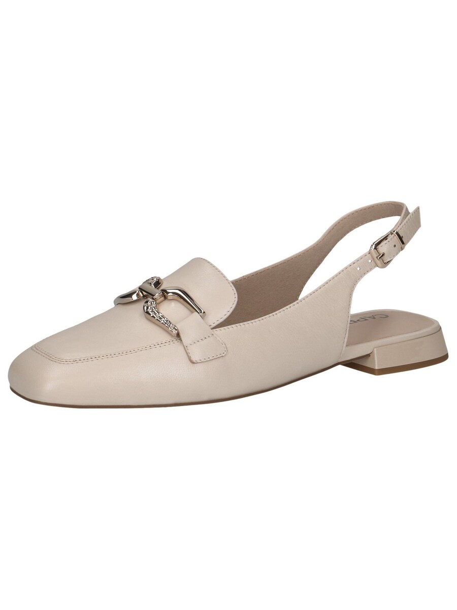 Туфли-лодочки с открытой пяткой CAPRICE, Cream