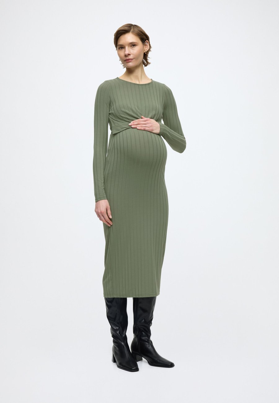 

Платье MAMALICIOUS MLLUCY JUNE MIDI DRESS, Sea Spray/Light Green