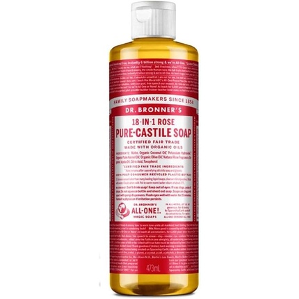 

Волшебное мыло Dr Bronner Rose All-One, 475 мл, Dr. Bronner'S