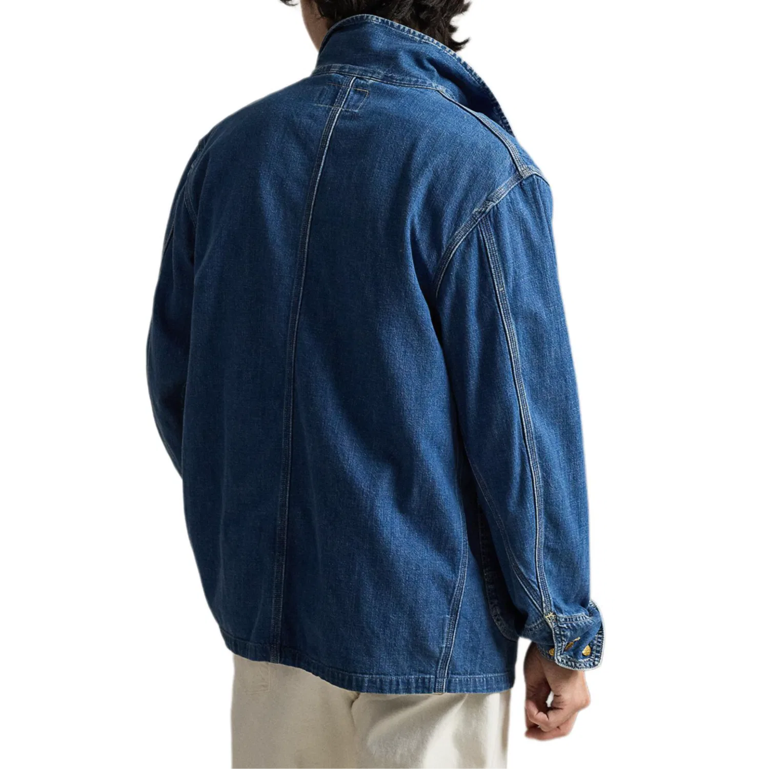 Куртка-рубашка с накладными карманами Polo Ralph Lauren, Blue — фото 4
