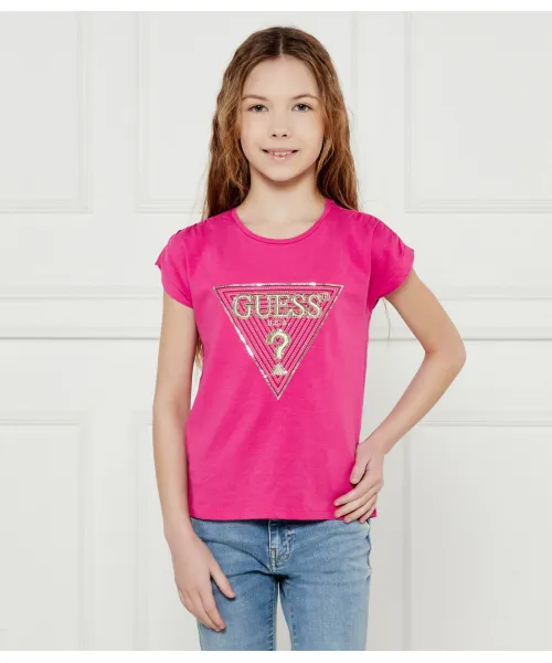 

Футболка Relaxed fit Guess, розовый