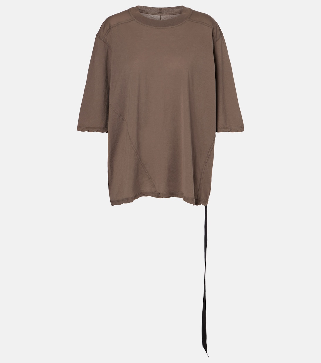 

Футболка из хлопкового джерси с изображением моржа Rick Owens, Dust