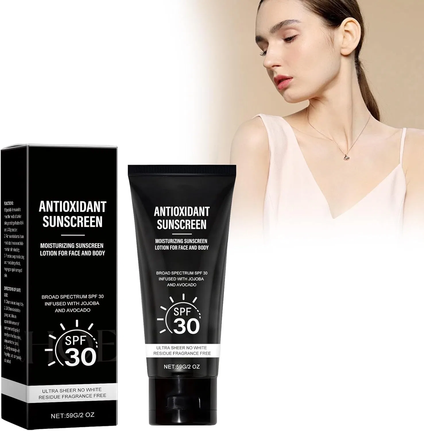 Солнцезащитный стик для лица и тела SPF 30, черный — фото 4