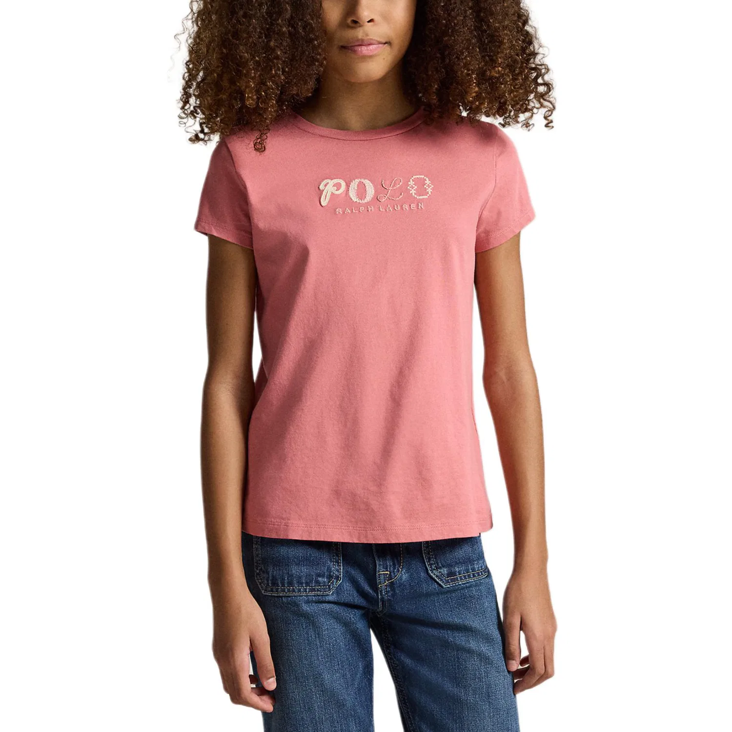 Футболка детская Polo Ralph Lauren Rose Red — фото 4