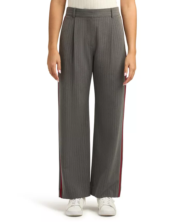 

Брюки широкие в тонкую полоску с высокой талией для юниоров BCX