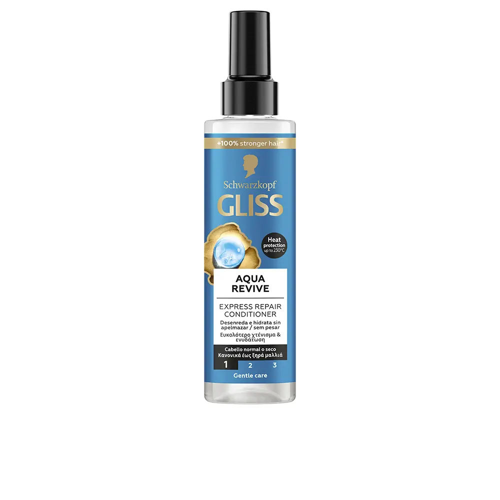 

Спрей для волос Gliss aqua revive acondicionador spray Schwarzkopf Mass Market, 200 мл.