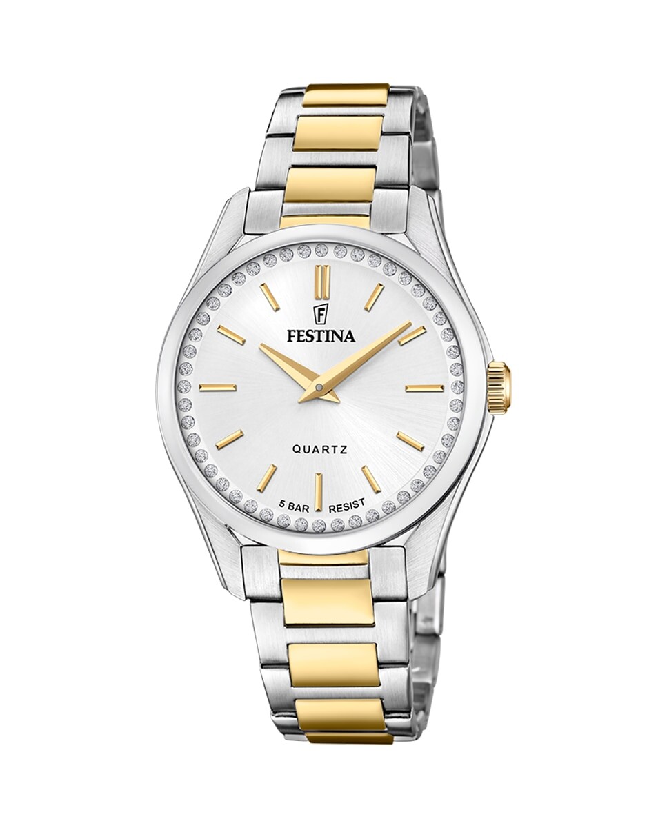

Женские часы F20619/1 Mademoiselle из двухцветной стали Festina, мультиколор