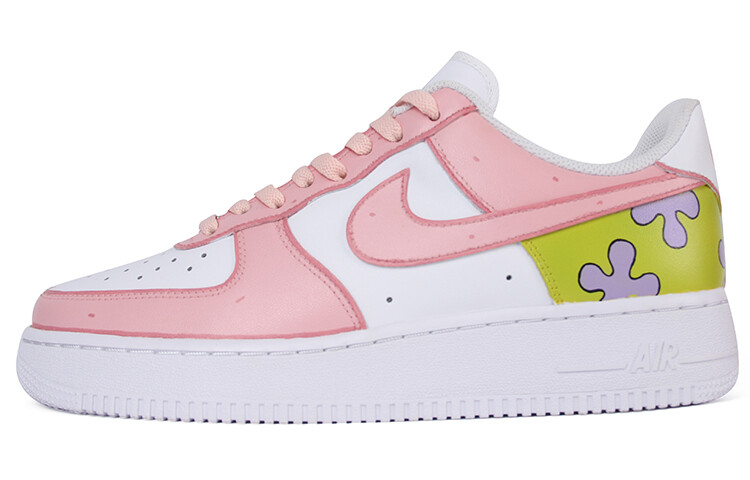 

Кроссовки Nike Air Force 1 Skateboard Shoes Men Low-Top Pink White