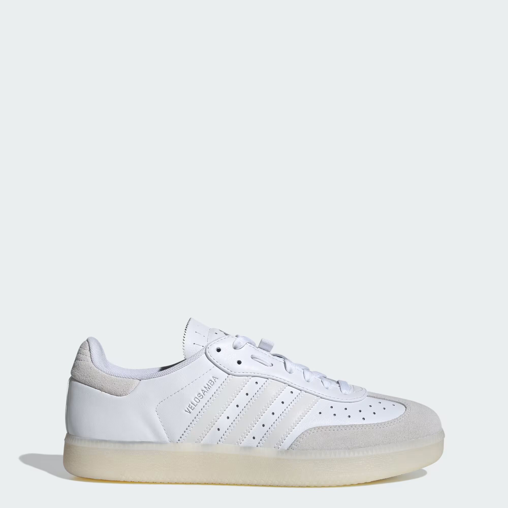 

Кожаные Кроссовки Velosamba Adidas, цвет Cloud White/Cloud White/Crystal White