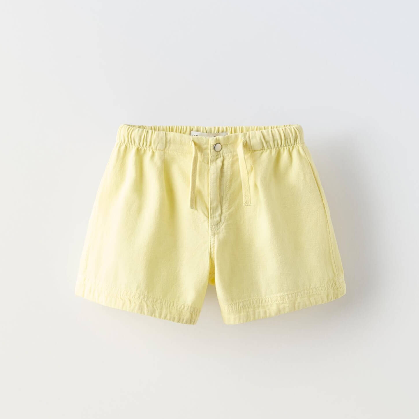 

Шорты-бермуды Zara Summer Camp Plain-coloured, желтый
