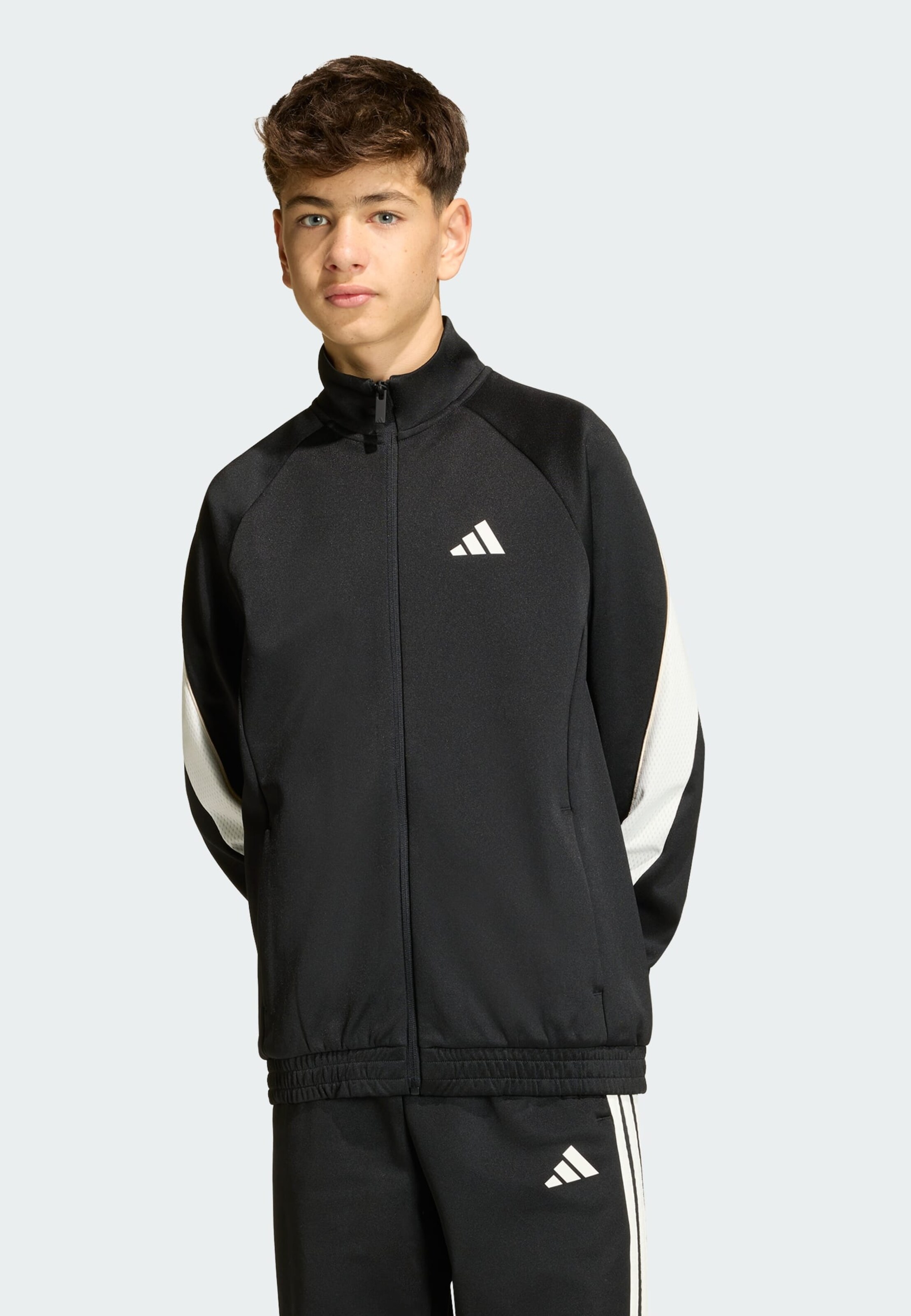 Adidas Sportswear Спортивная куртка 'Stadium' в черном цвете — фото 2