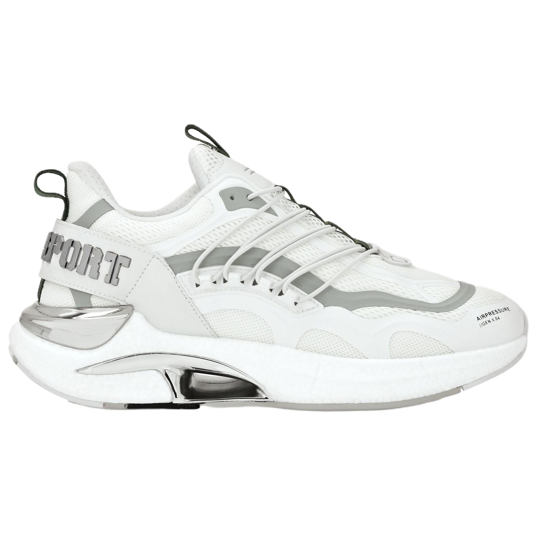 PLEIN SPORT Кроссовки Runner PRESSURE Low top Casual Shoes Unisex White — фото 2
