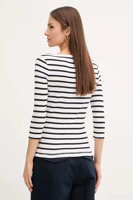 Лонгслив с длинным рукавом Tommy Hilfiger, синий — фото 3