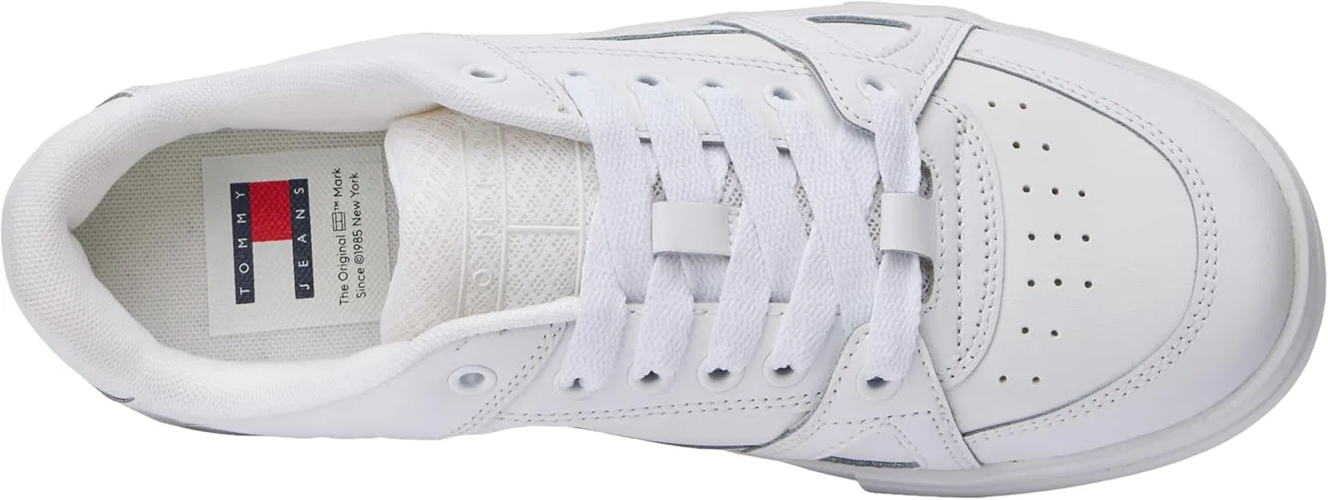 Мужские кроссовки Tommy Jeans Tjm Vulcanized Foxing Flag Em0em01313 Cupsole, White — фото 3