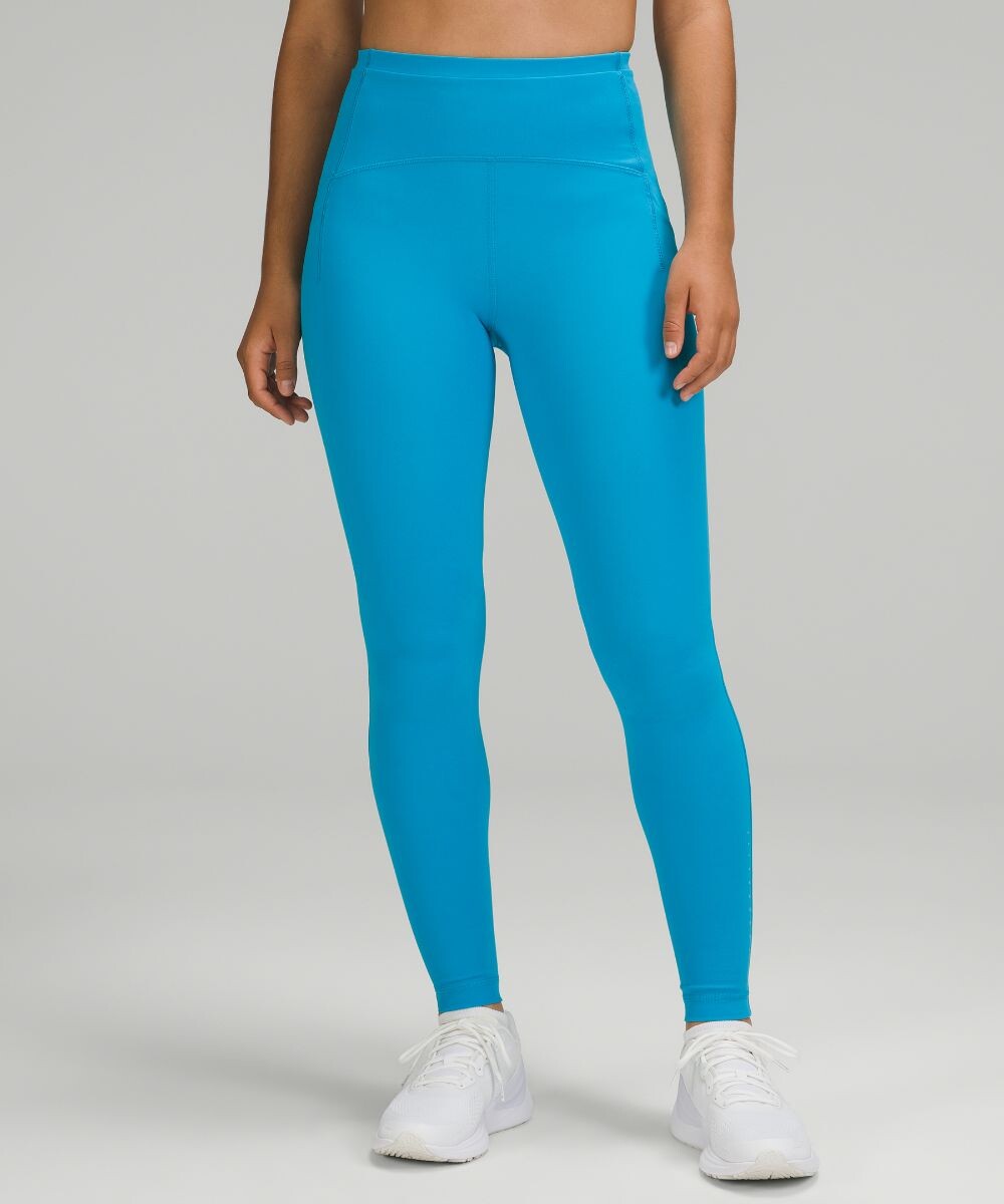 

Леггинсы Swift Speed с высокой посадкой Lululemon, бирюзовый