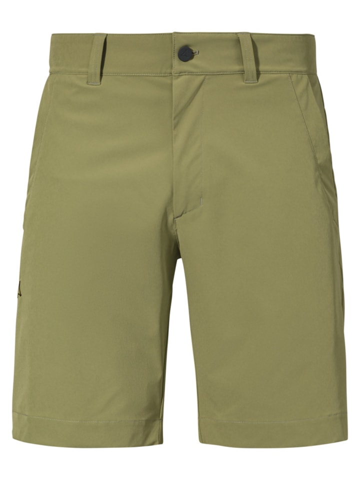 

Шорты Shorts Style Gharra MNS однотонного оливкового цвета Schöffel