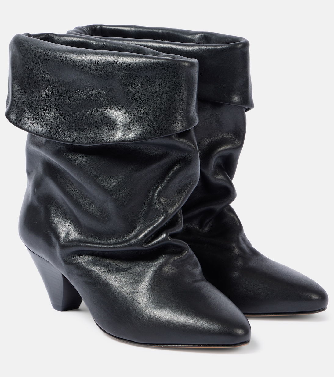 Ботильоны из кожи Ryska Isabel Marant, черный