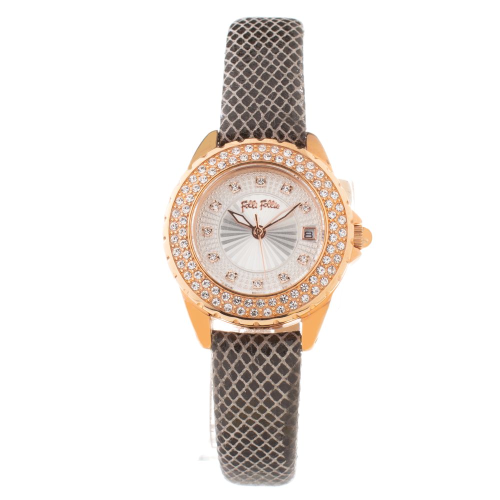 

Серые кожаные часы Dolci Follie