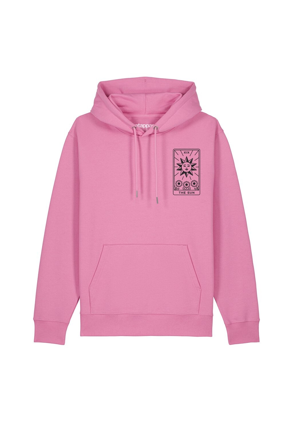 

Толстовка с капюшоном TAROT THE SUN watapparel, светло-розовый