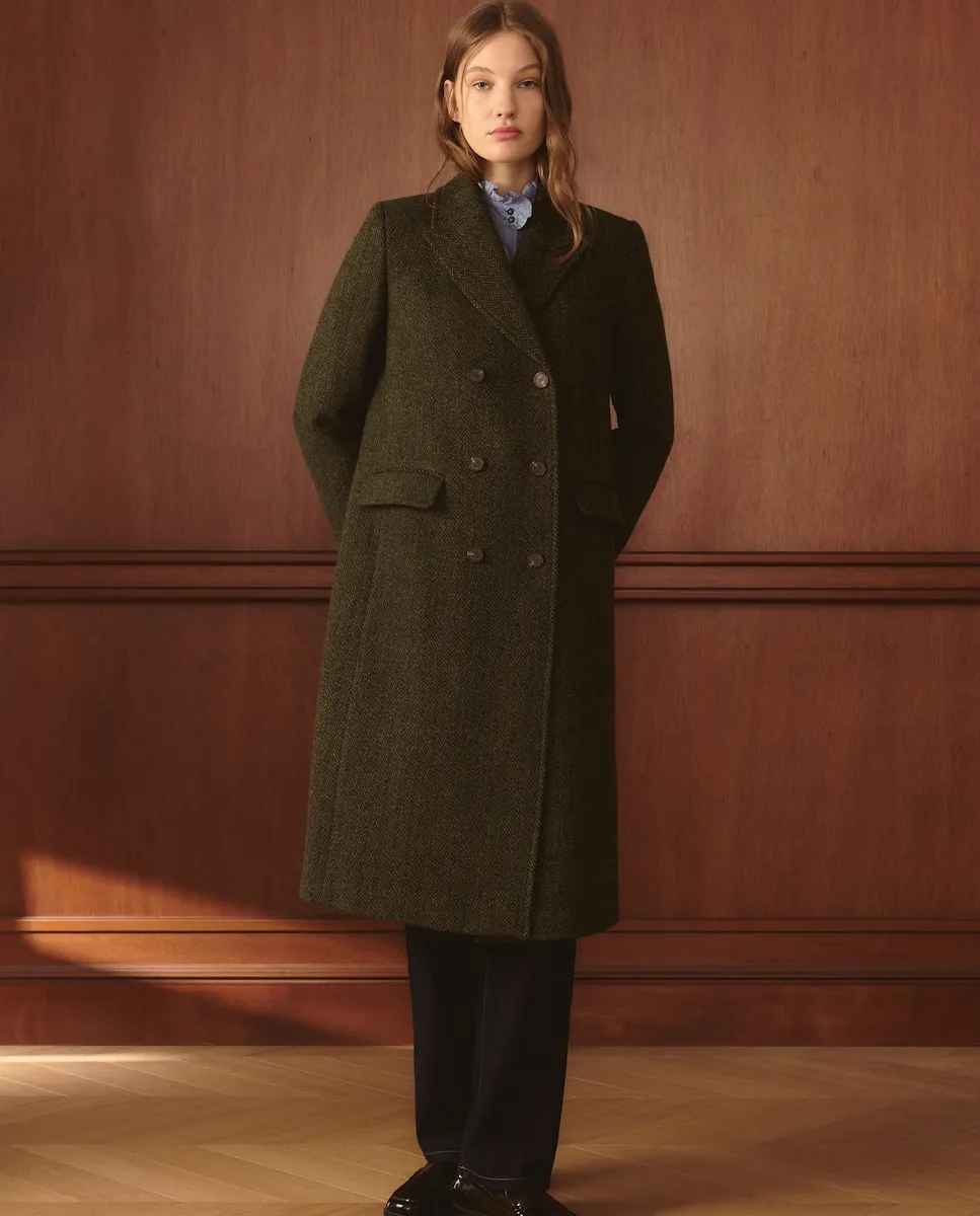 

Длинное женское шерстяное пальто Lloyd's, хаки