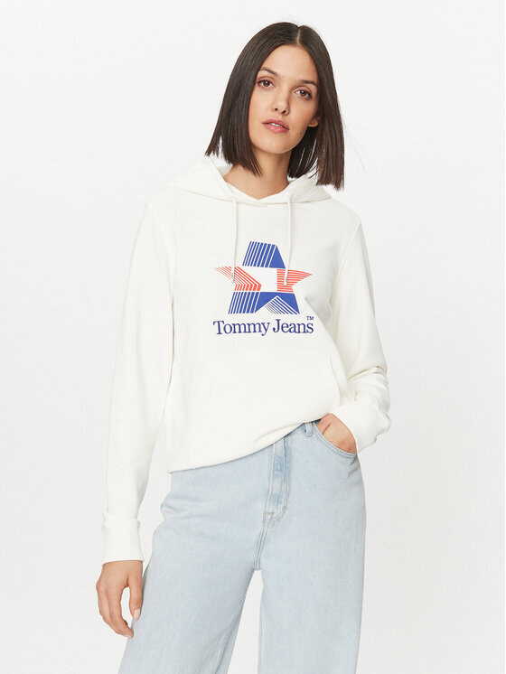 

Толстовка обычного кроя Tommy Jeans, белый