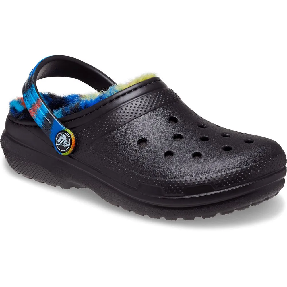 

Сабо Crocs Classic Lined Spray Dye T, черный