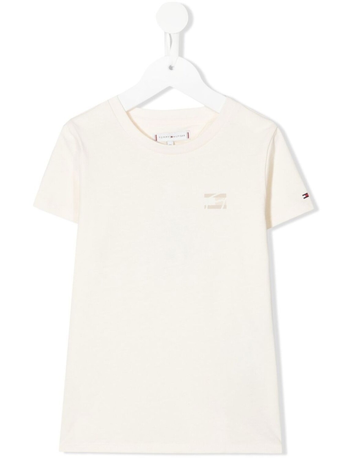 

Футболка с логотипом Tommy Hilfiger Junior, нейтральный цвет